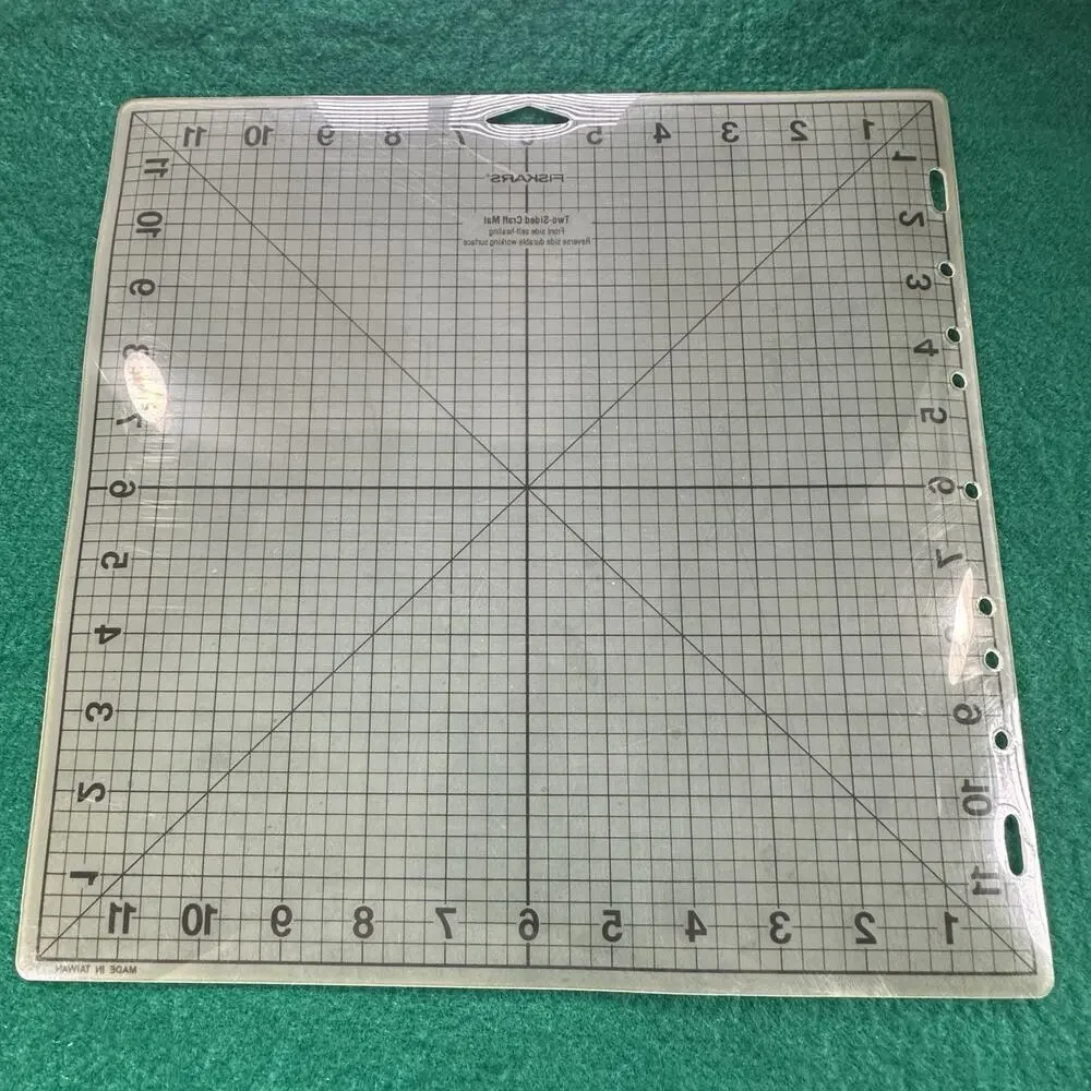 Fiskars 12x12 Two-Sided Self Healing Craft Cutting Mat Scrapbooking Sewing